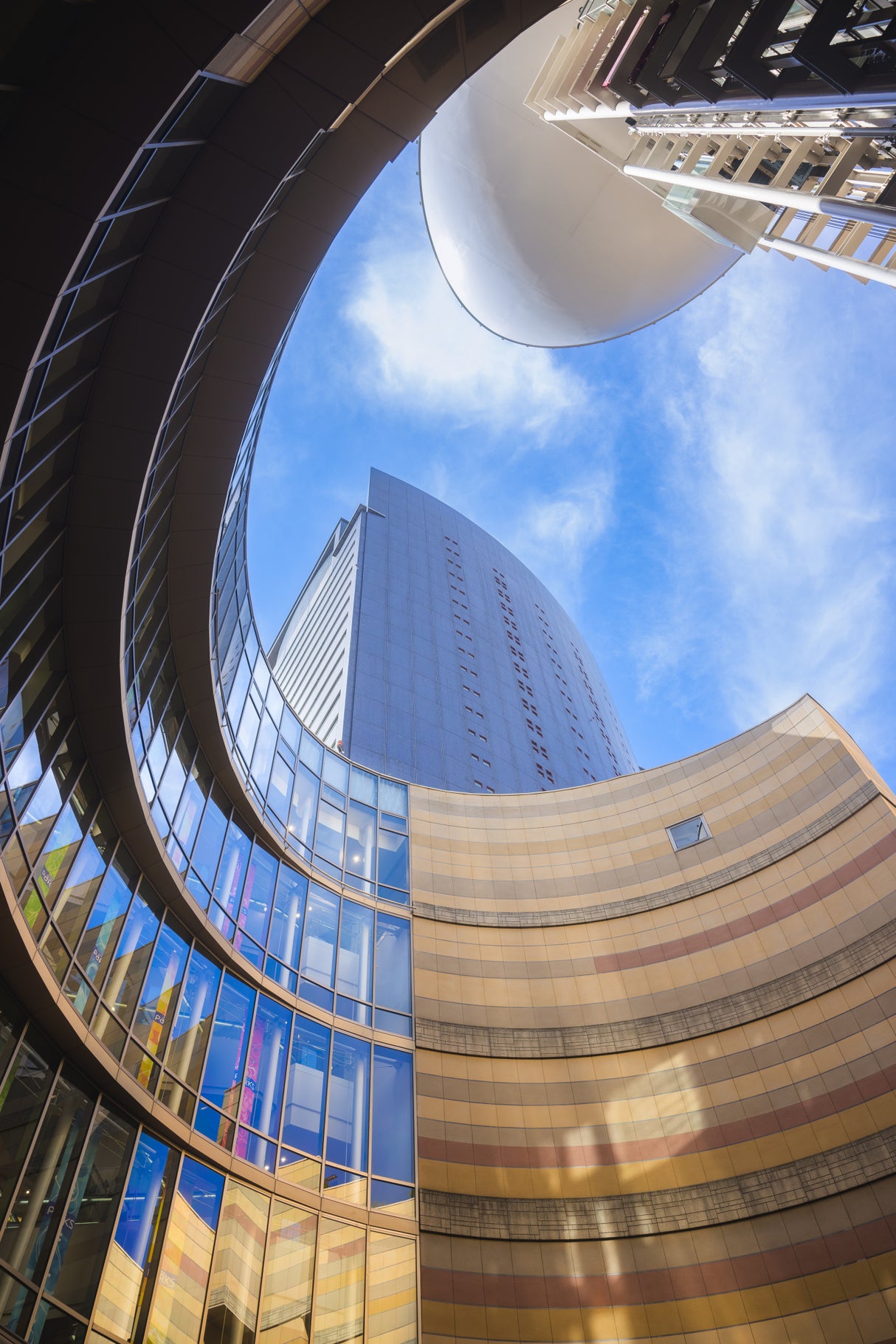 Architectural beauty of Namba Parks Poster och Canvastavla