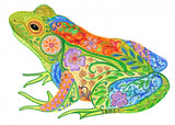 Art Frog Poster och Canvastavla