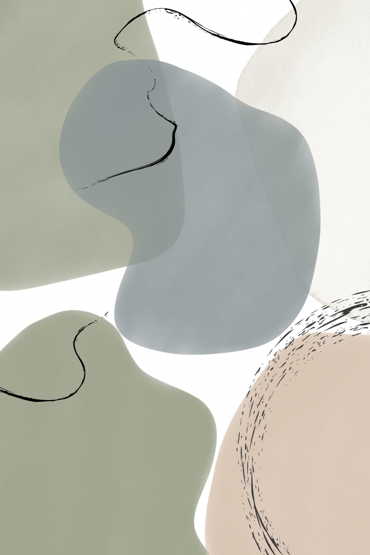 Earth tones 1 Poster och Canvastavla