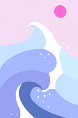Ocean Waves #2 Poster och Canvastavla