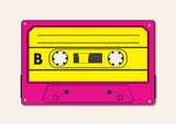 Pink Tape Cassette Poster och Canvastavla