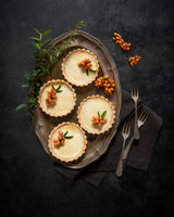 The sea buckthorn mini tartlets Poster och Canvastavla
