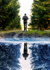 Green Ice Land Poster och Canvastavla