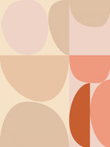 Mid Century Pastel 16 Poster och Canvastavla