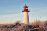 Lighthouse on winter morning Poster och Canvastavla