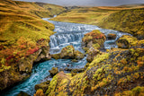 Upper Skogafoss Poster och Canvastavla