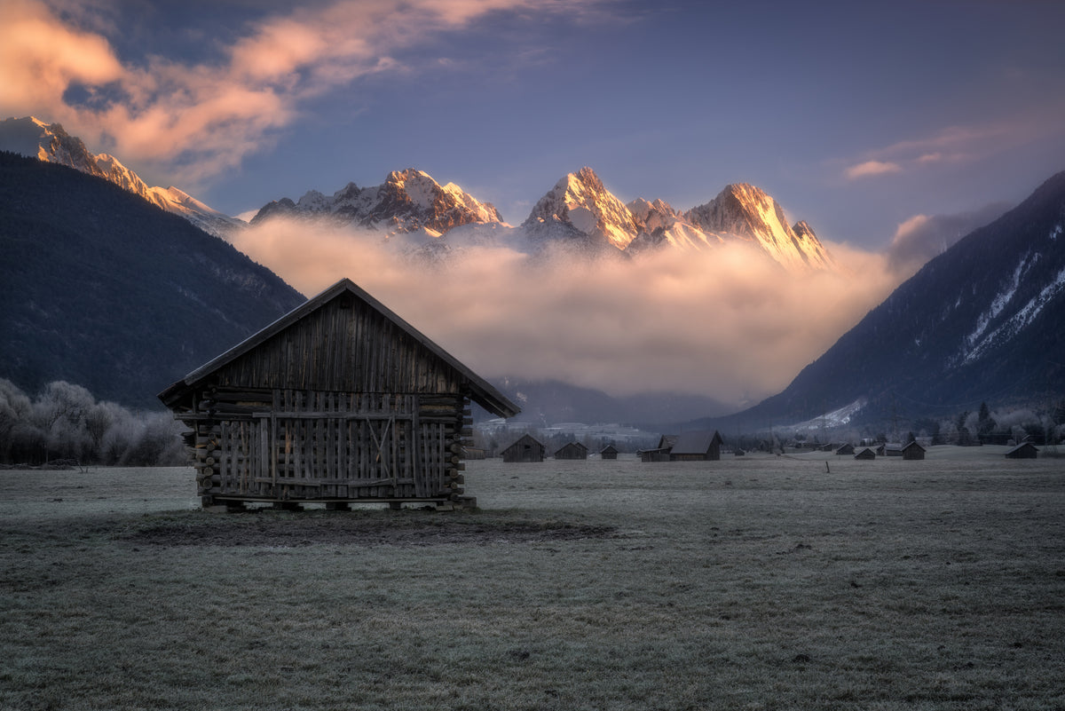 The Valley of Barns Poster och Canvastavla