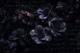 Midnight Garden Opulent Flowers Poster och Canvastavla