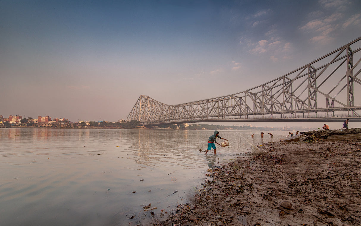 Howrah Bridge Poster och Canvastavla