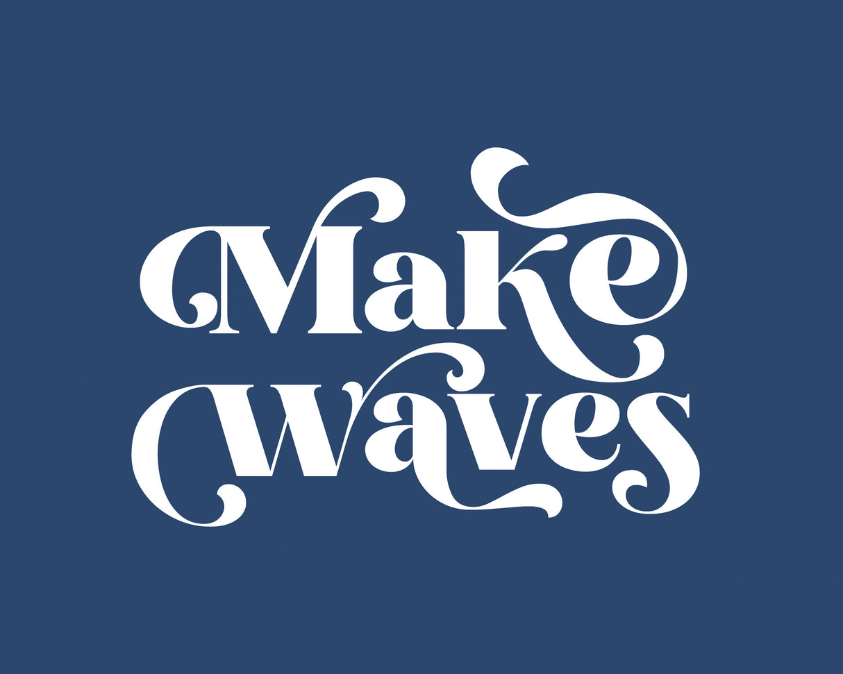 Make Waves Poster och Canvastavla