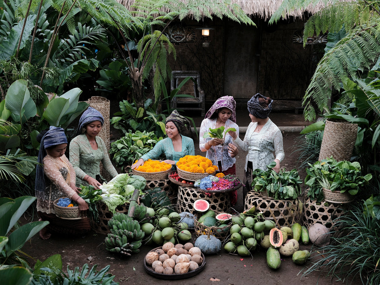 Bali Classic Traditional Market Poster och Canvastavla