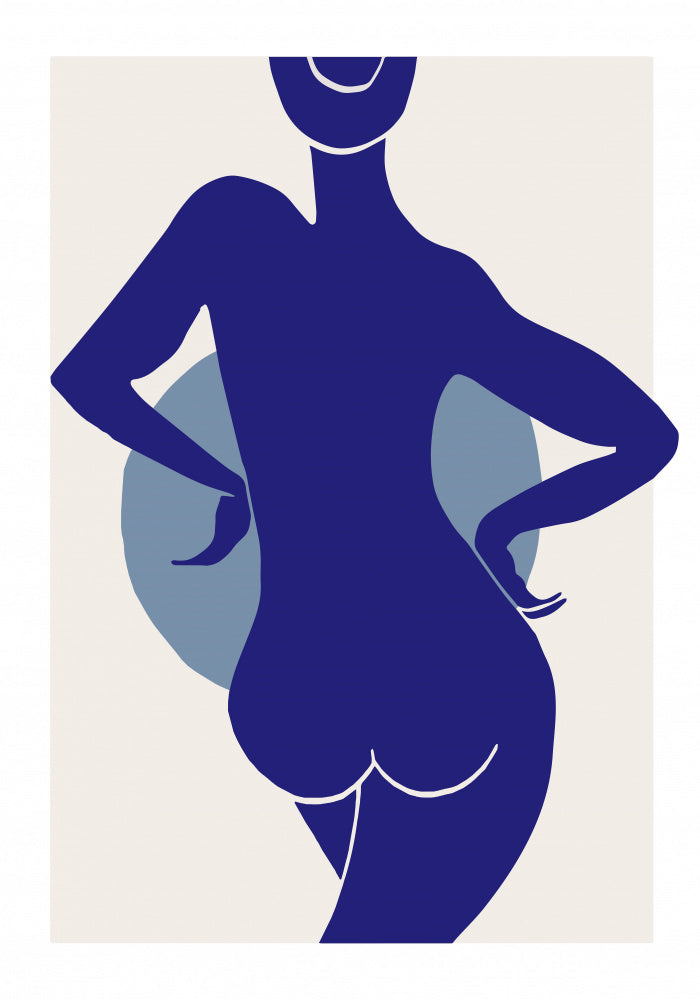 Femme Bleu Kitchen poster eller kökstavla