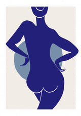 Femme Bleu Kitchen poster eller kökstavla