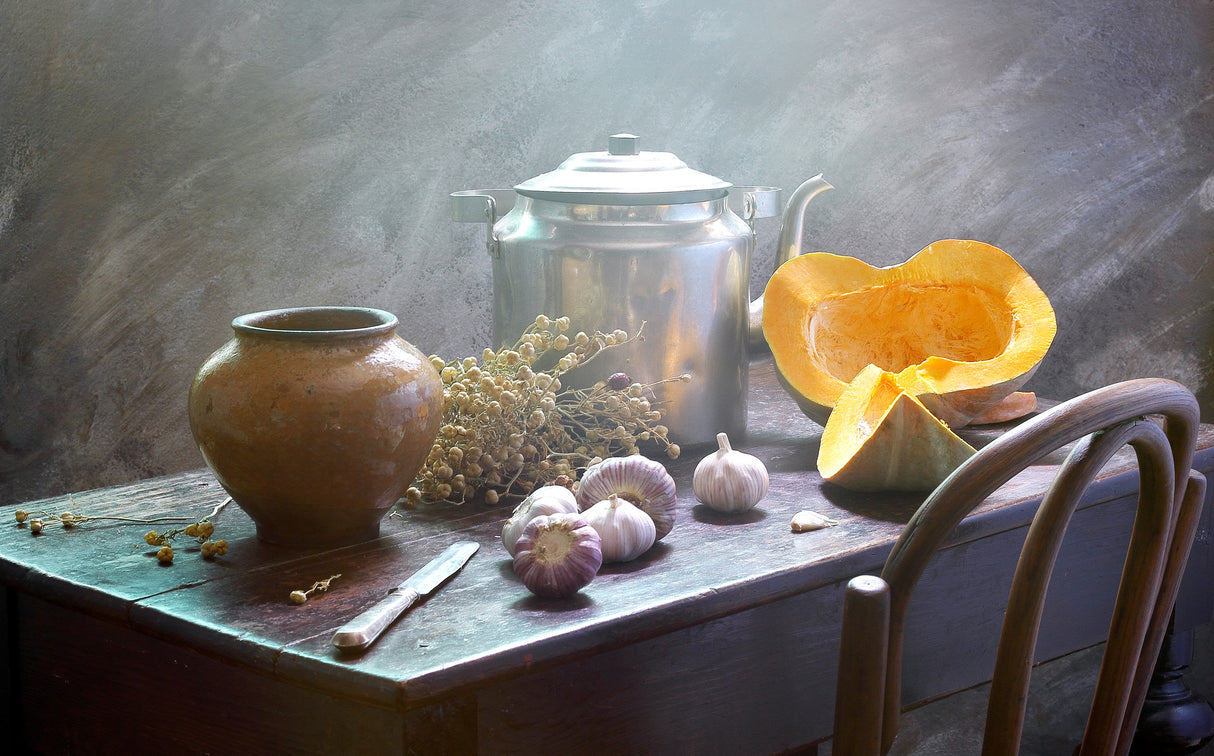 Still Life With Pumpkin Poster och Canvastavla