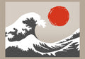 The Grey Wave Poster och Canvastavla