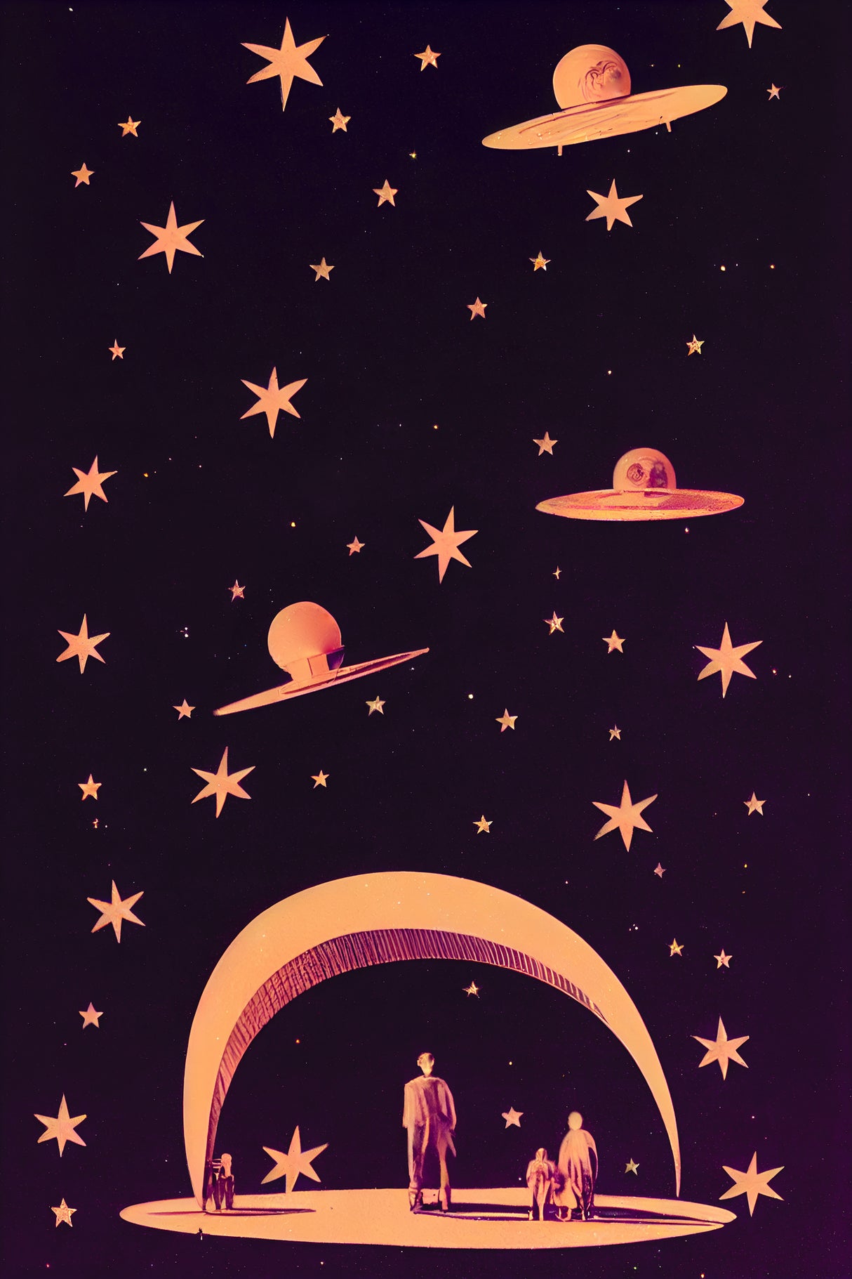 A Galactic Dream Poster och Canvastavla