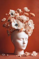 White Head Vase Poster och Canvastavla