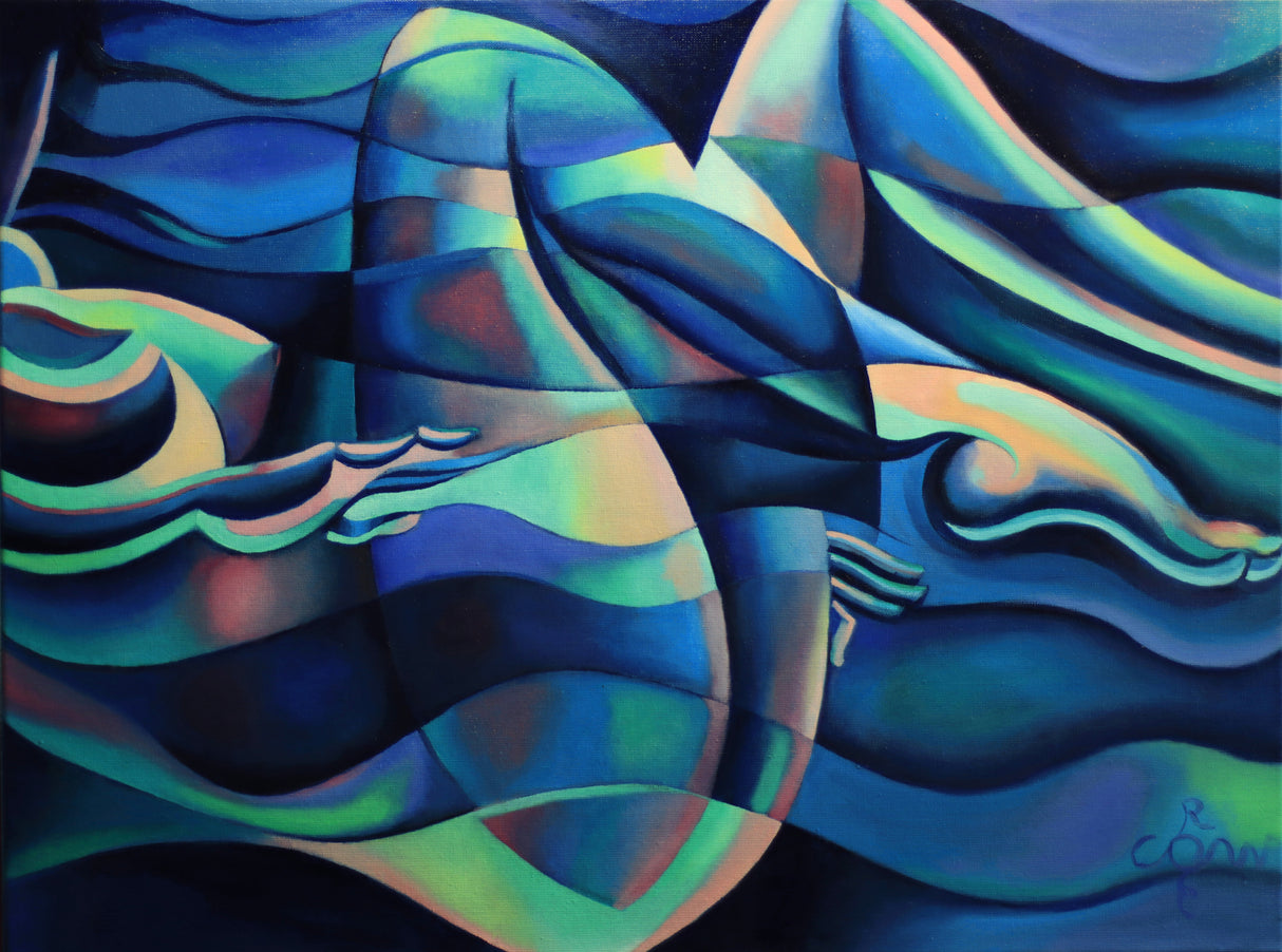 Rusalka, Free Floating in Ukrainian Waters Poster och Canvastavla