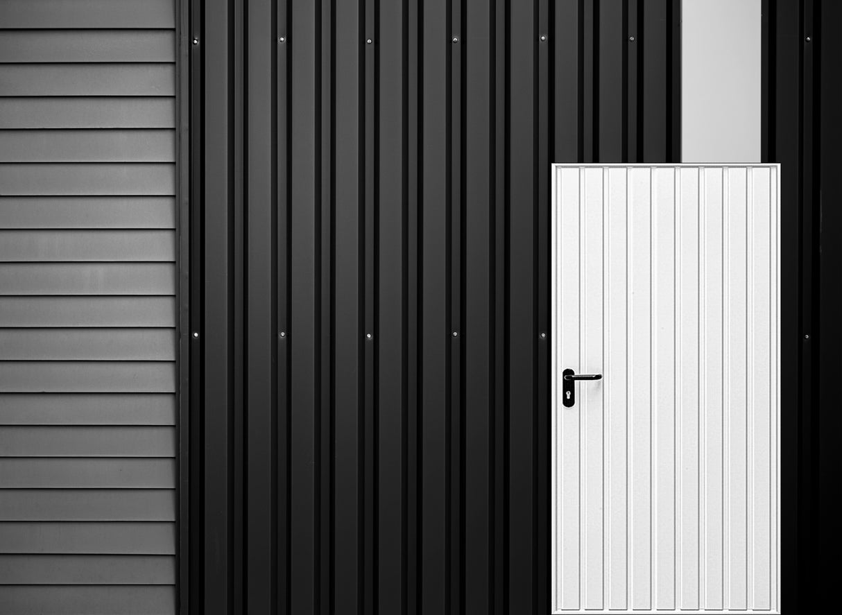 White Door Poster och Canvastavla