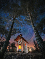 Hermitage in the forest Poster och Canvastavla