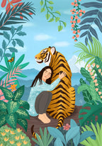 Tiger Poster och Canvastavla