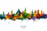 Oxford England Skyline Poster och Canvastavla