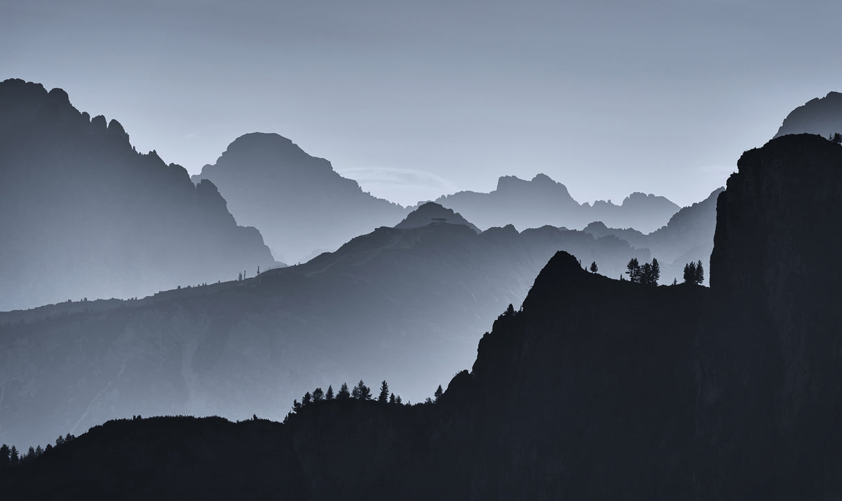 mountain lines Poster och Canvastavla