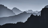 mountain lines Poster och Canvastavla