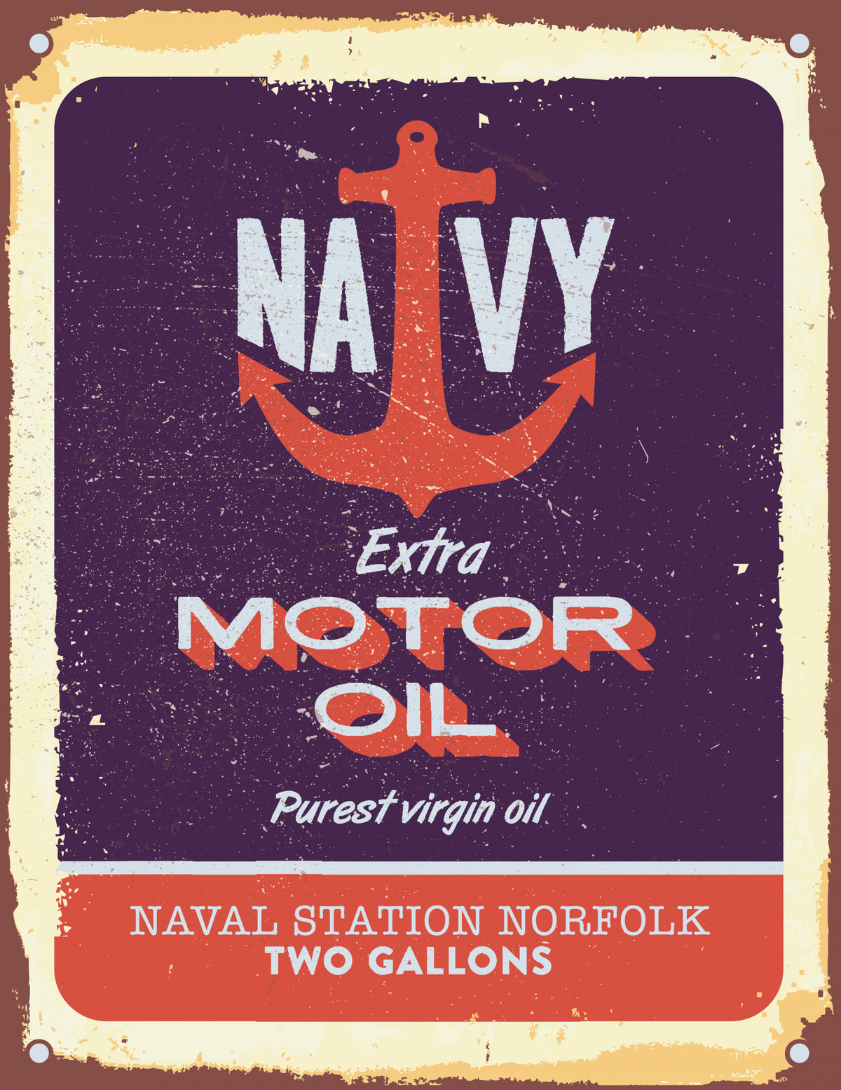 US Navy Poster och Canvastavla