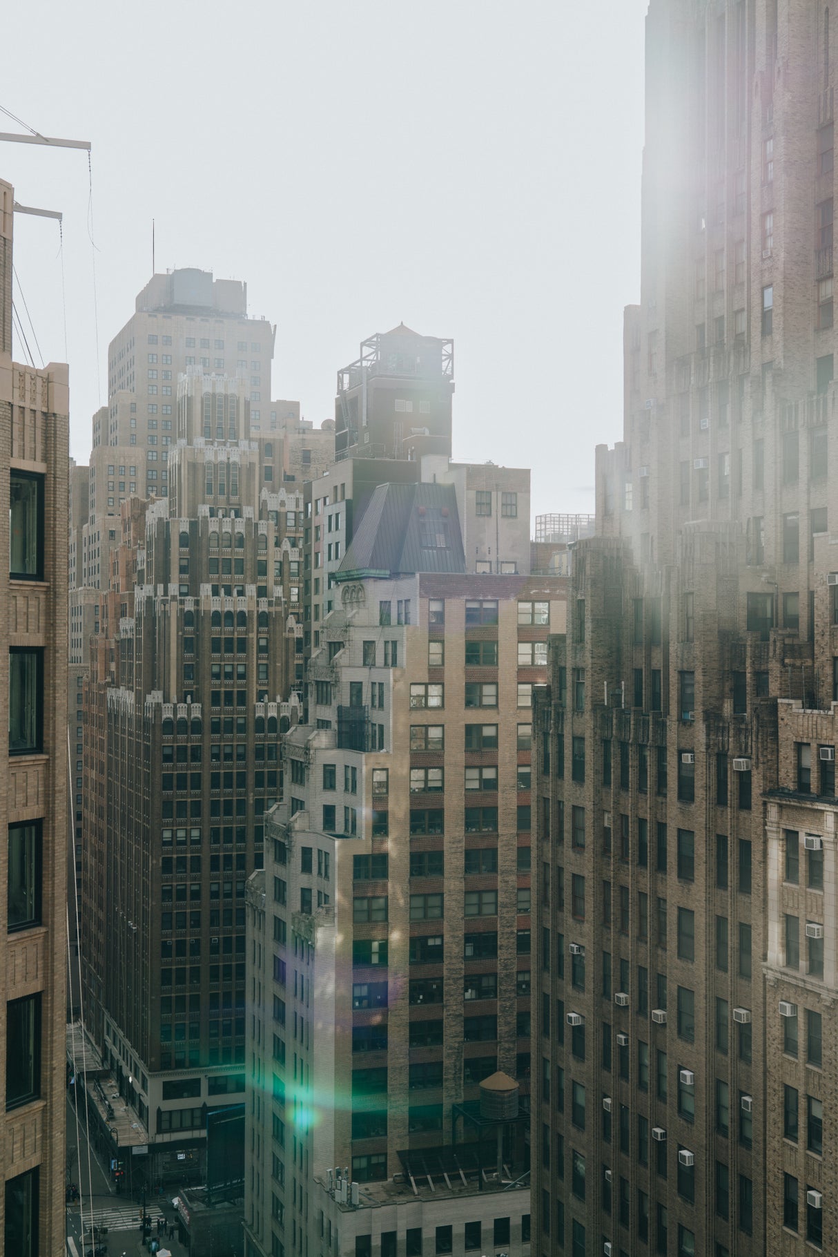 CLOUDY NYC DAY Poster och Canvastavla