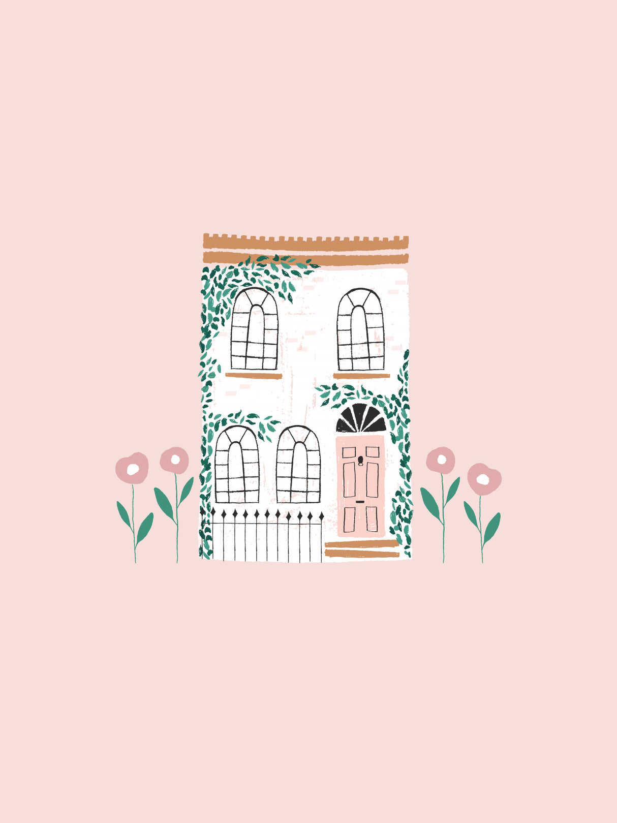 A Little House In London Poster och Canvastavla