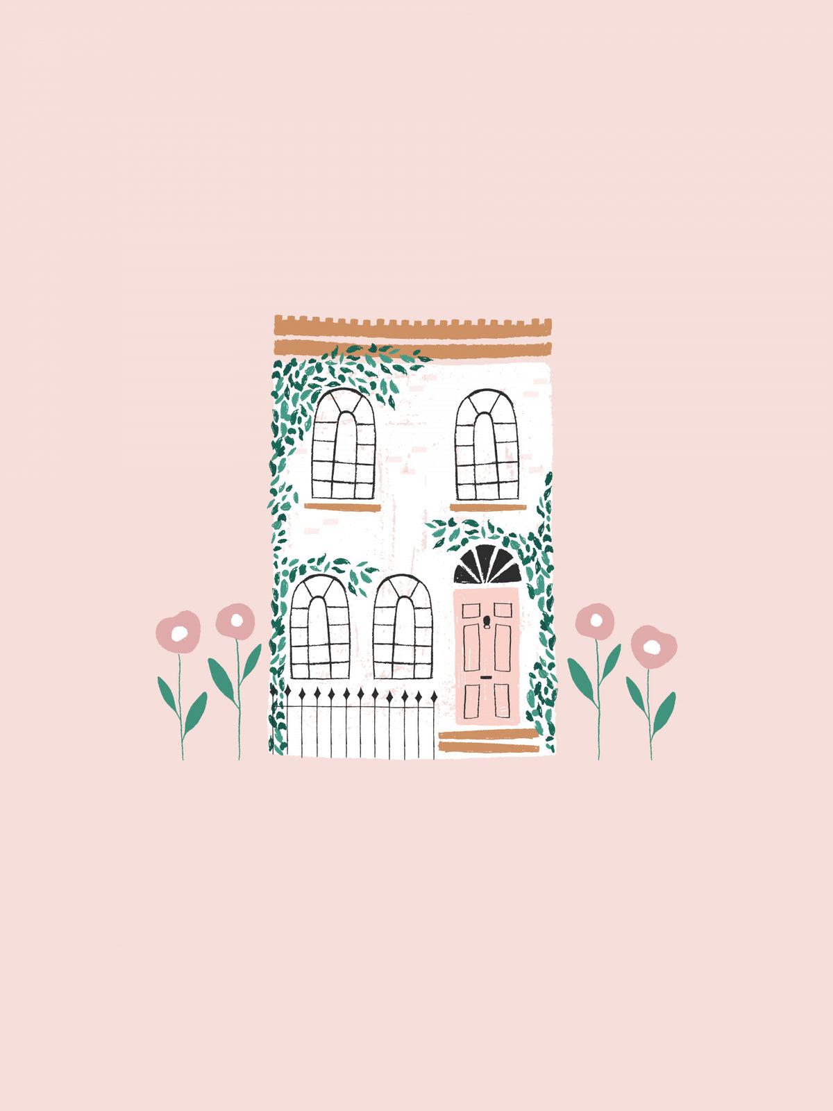 A Little House In London Poster och Canvastavla
