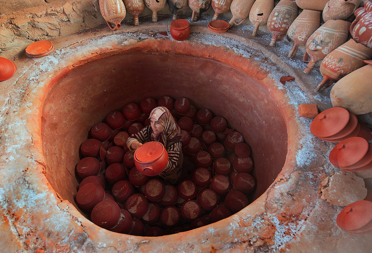 pottery making Poster och Canvastavla