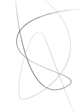 White Abstract Poster och Canvastavla
