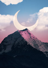 Moon Mount Poster och Canvastavla