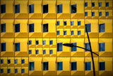 Yellow Facade Poster och Canvastavla
