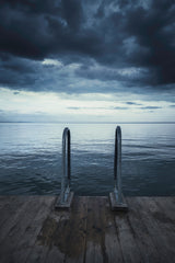 Moody jetty Poster och Canvastavla