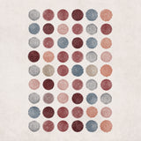 Watercolor Dots Poster och Canvastavla