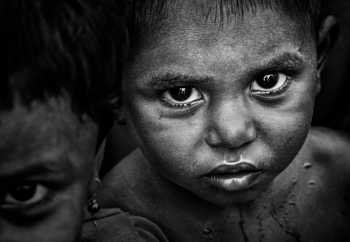 Rohingya refugee children Poster och Canvastavla