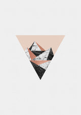 Geometric Landscape II Poster och Canvastavla