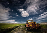 Yellow Truck Poster och Canvastavla