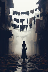 Clotheslines Poster och Canvastavla