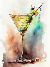 Drinks cocktail Poster och Canvastavla