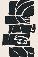 Abstract Face #7 Poster och Canvastavla