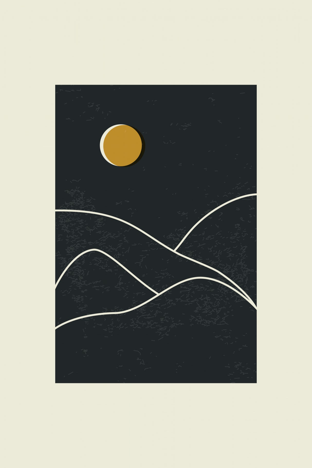 Minimal Sunset Vibes #2 Poster och Canvastavla