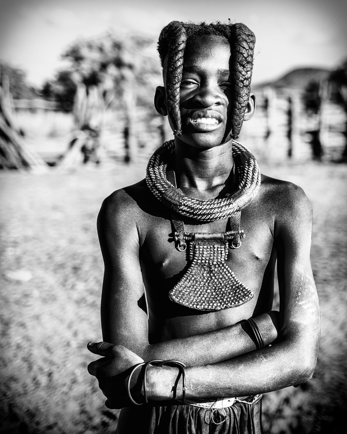 confident himba Poster och Canvastavla