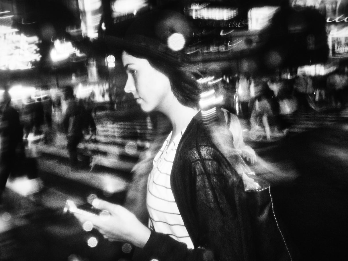 Shibuya Street - TOKYO 2016 Poster och Canvastavla