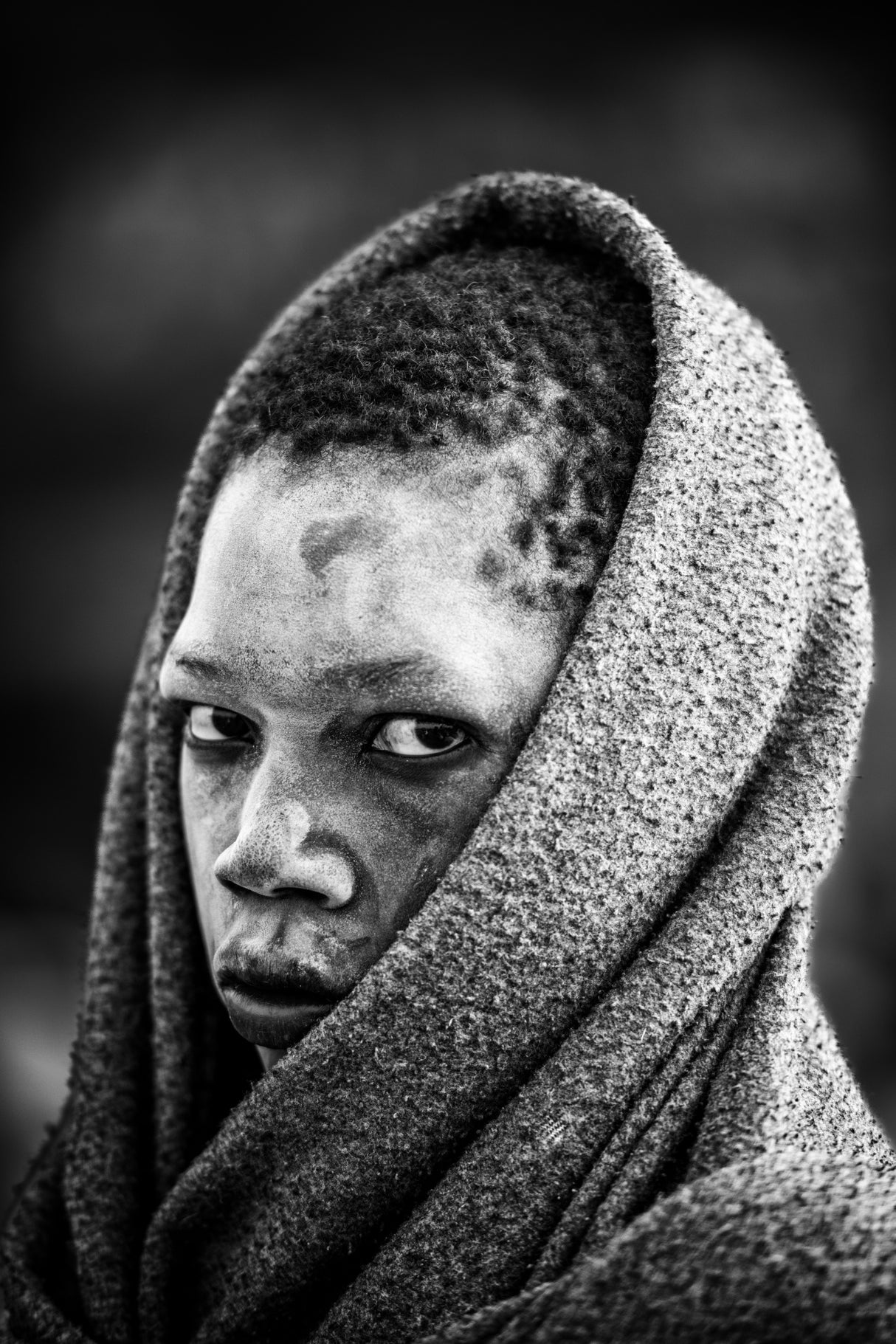 Mundari boy herder Poster och Canvastavla