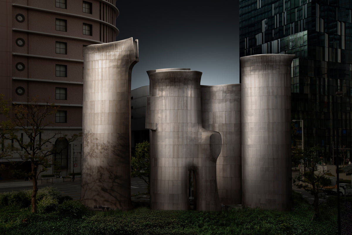 Osaka Cityscapes Poster och Canvastavla
