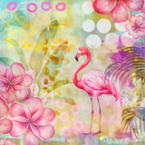 Flamingo Paradise 2 Poster och Canvastavla